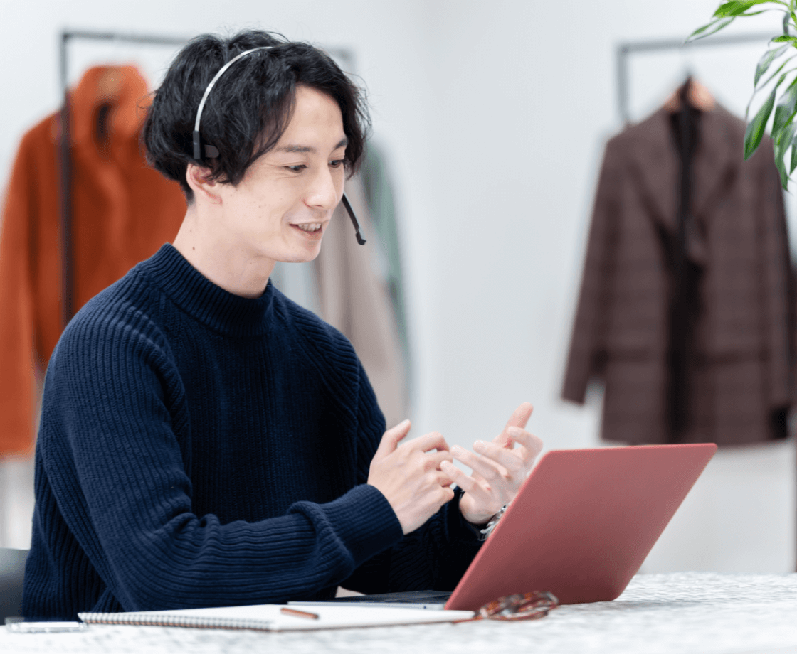 担当制スタッフによるコンサルでお客様の業務にフィット